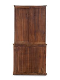 A Scandinavian Painted Step-Back Cupboard