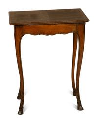 A Louis XV Style Provincial Side Table and a French Provincial Style Side Table