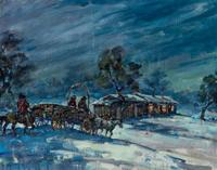 Marjorie Reed (American, 1915–1996) — The Night They Burned the Cross