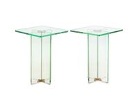 Pair of Side Tables in the Style of Fontana Arte