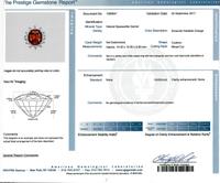 SPESSARTITE GARNET AND DIAMOND RING