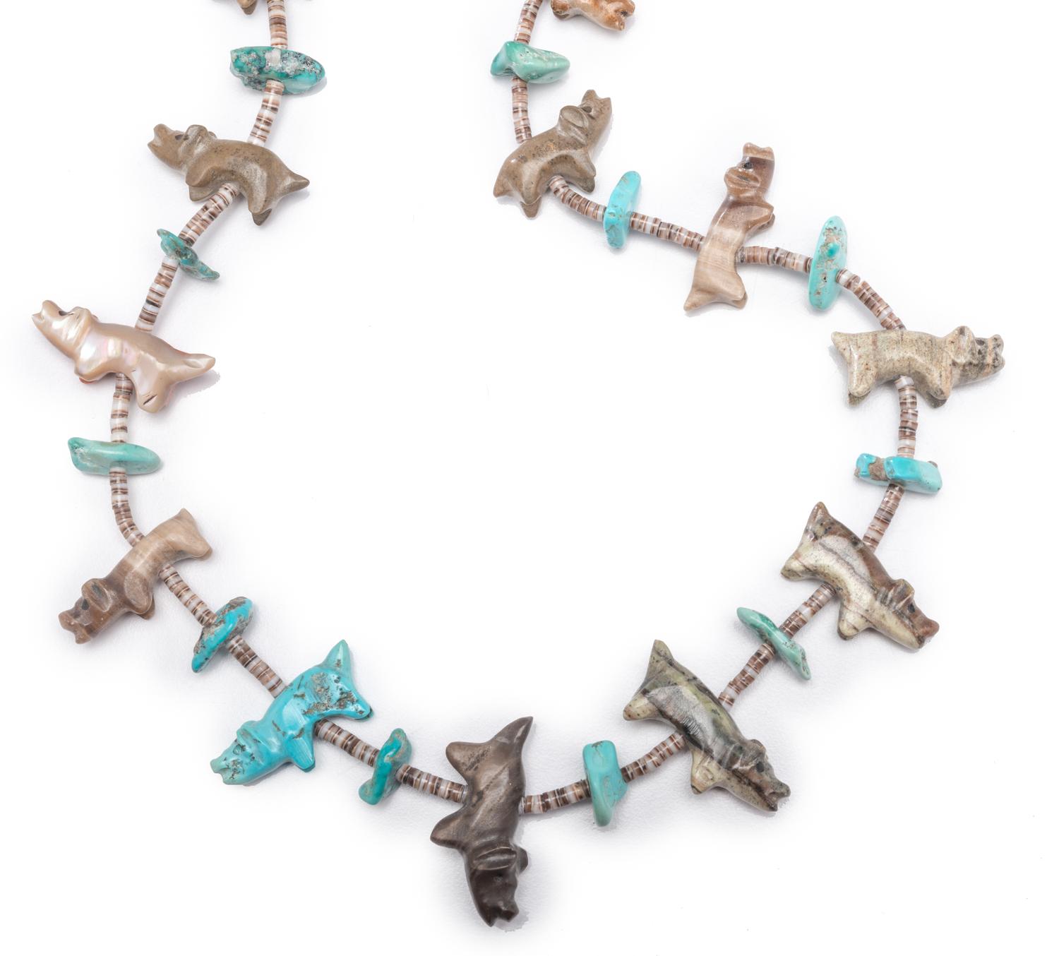 Single-Strand Bear Fetish Necklace Lot is located and will ship from Denver, Colorado.