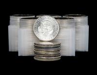A Collection of One-Hundred-and-Ten 1964 Kennedy 50c Coins