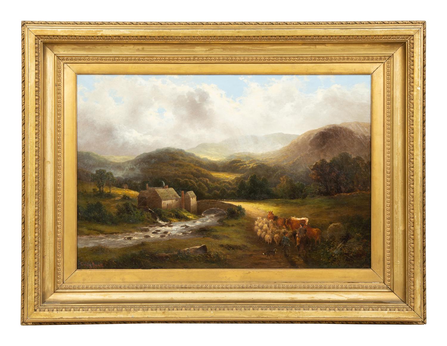 Landscape with Cottage and Shepherd, 1882