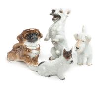 Four Rosenthal Porcelain Figures Width of widest 10 3/4 inches. — 20TH CENTURY