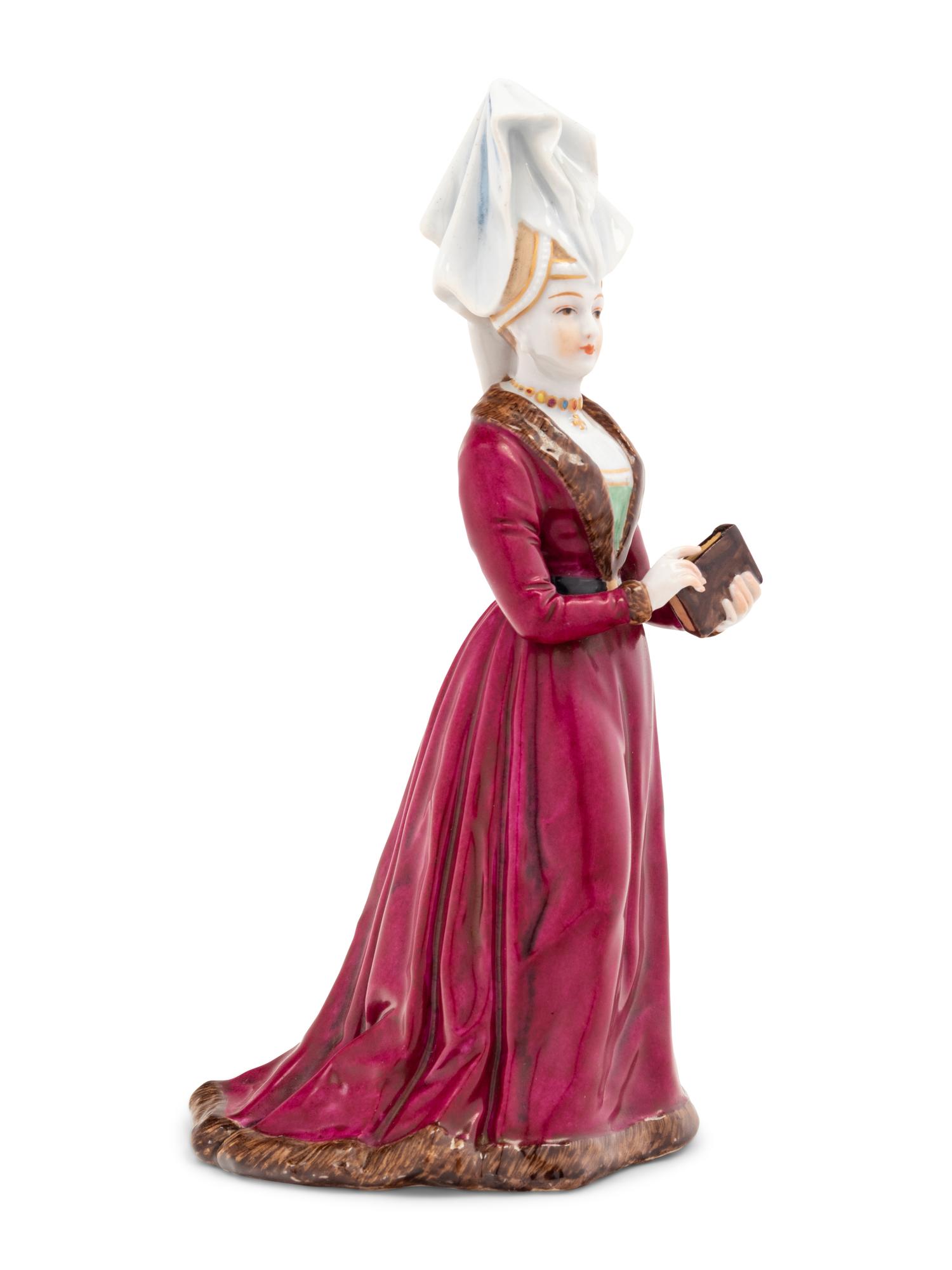 A Sèvres Style Porcelain Figure Depicting Ermengarde of Burgundy