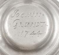 A Collection of Eight Pewter Articles