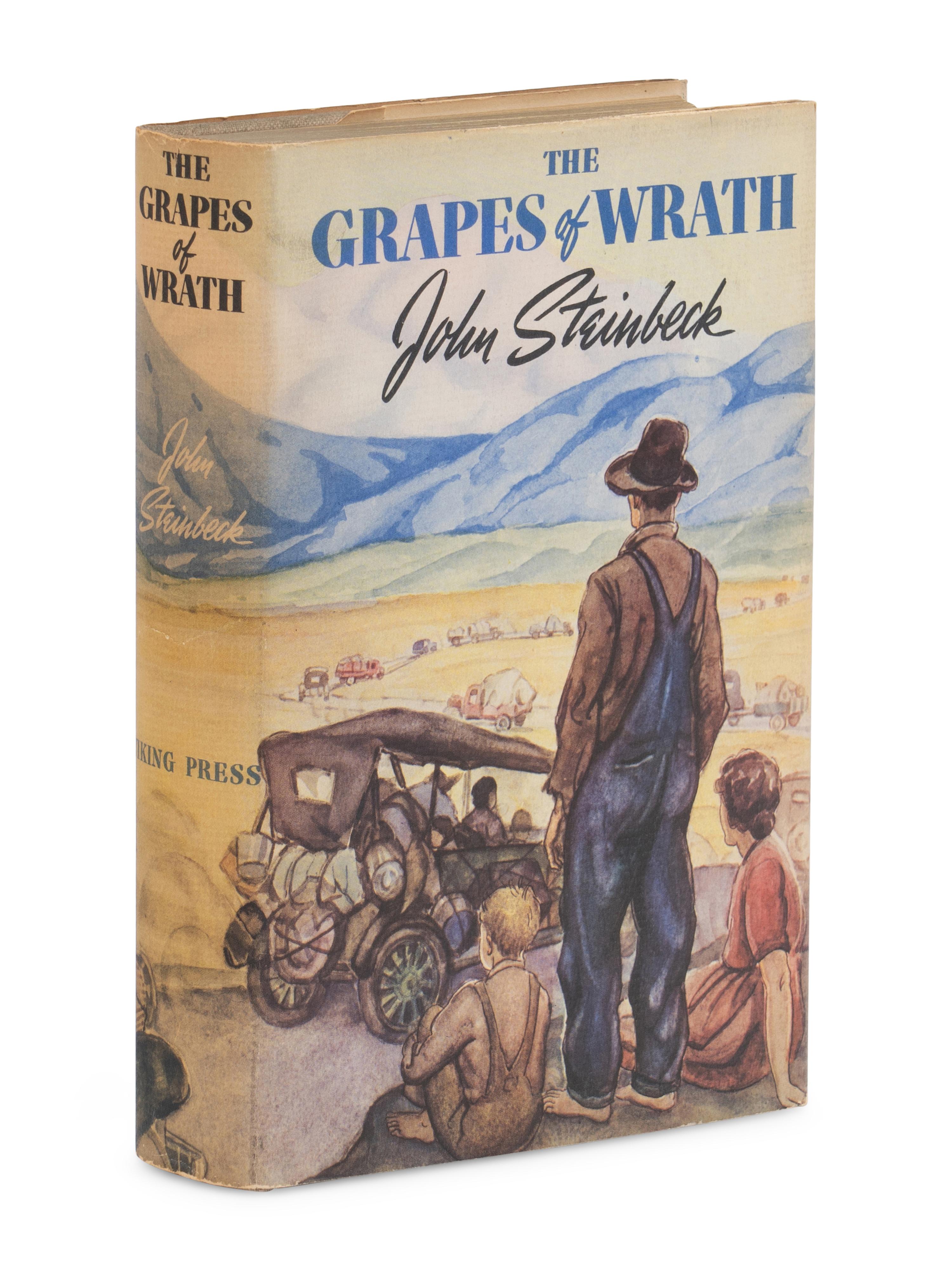 STEINBECK, John (1902-1968). The Grapes of Wrath . New York: The Viking Press, 1939.