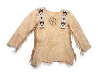 Plains Beaded Hide Shirt