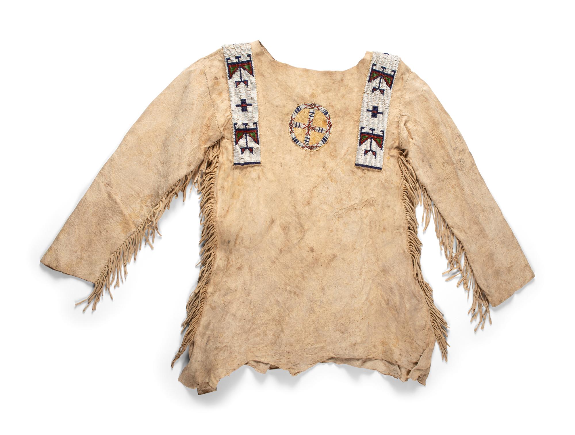 Plains Beaded Hide Shirt