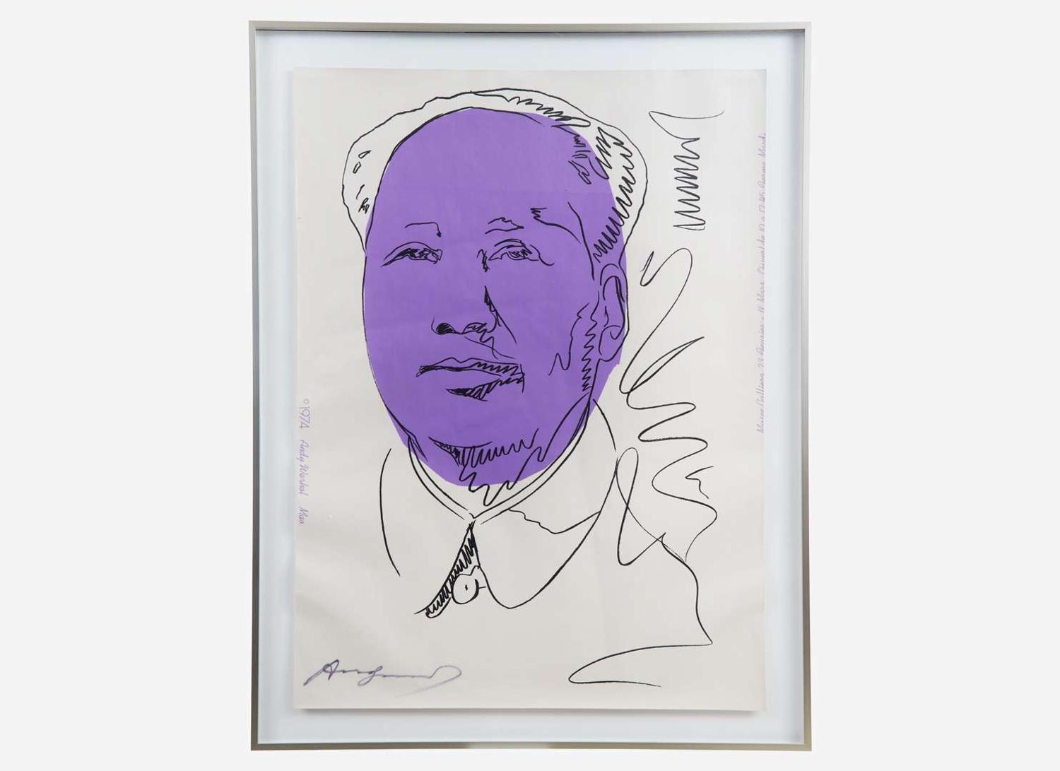 Andy Warhol (American, 1928-1987) - Mao (Wallpaper)