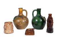 Three Rockingham Glaze Articles
