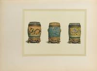 A Chinese Fahua Porcelain Garden Stool