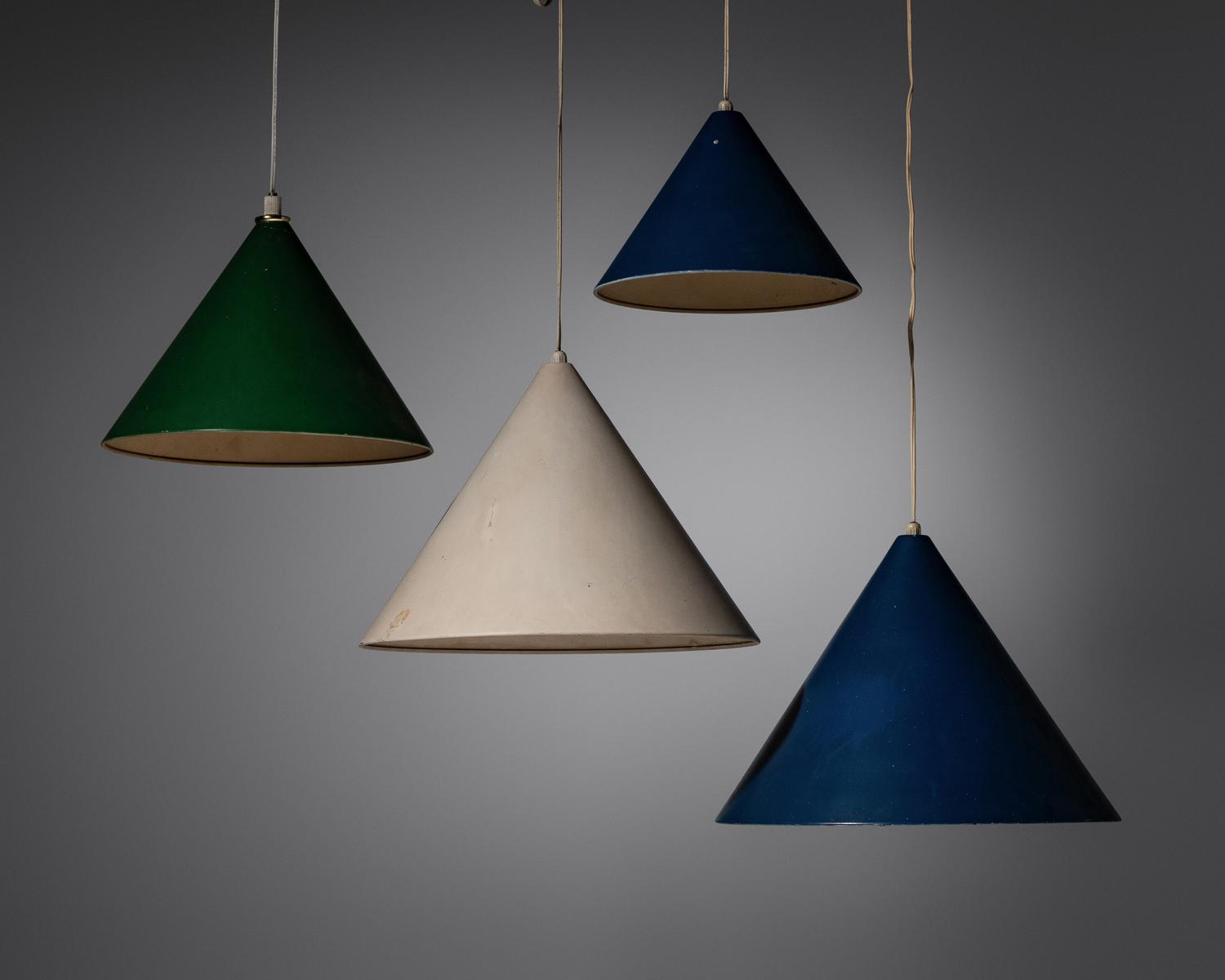 Four Billiard pendant lamps