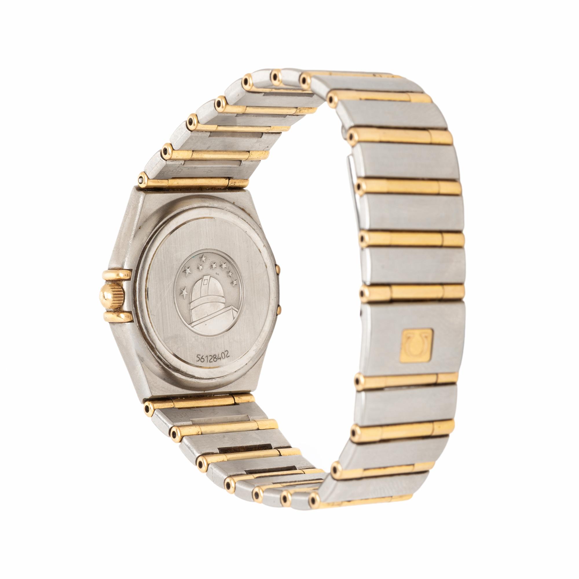 Omega, Yellow Gold and Stainless Steel 'Constellation' Watch