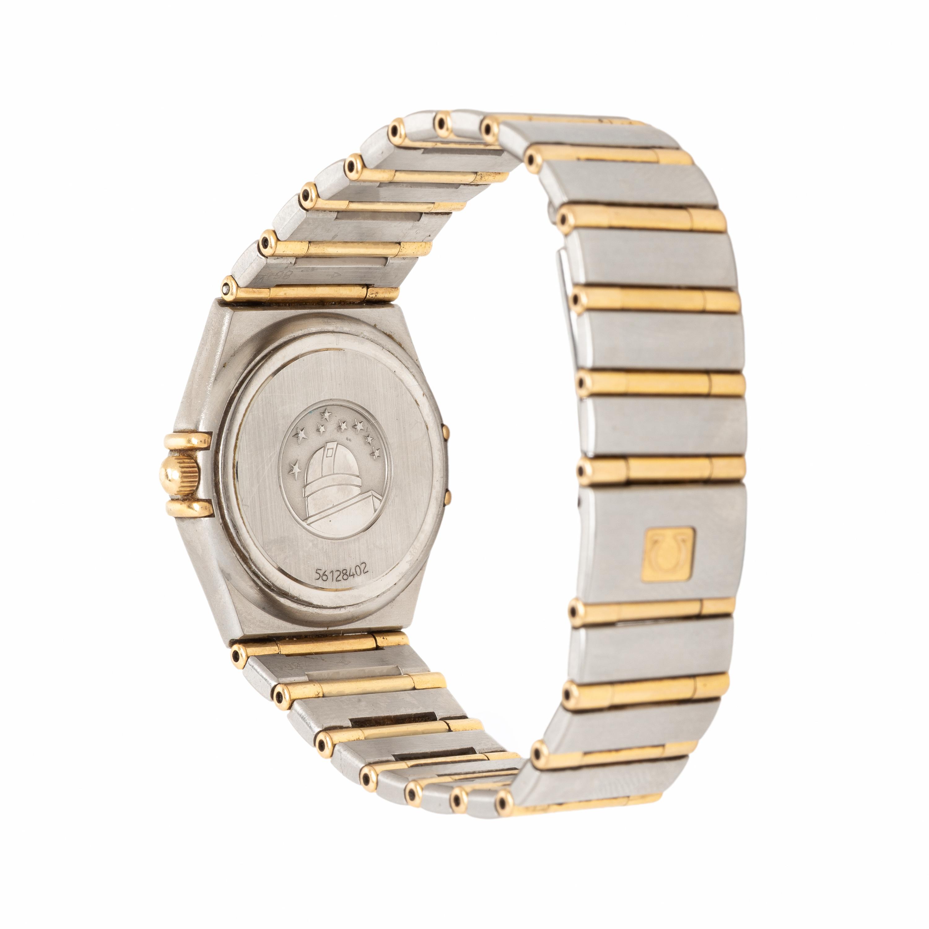 Omega, Yellow Gold and Stainless Steel 'Constellation' Watch