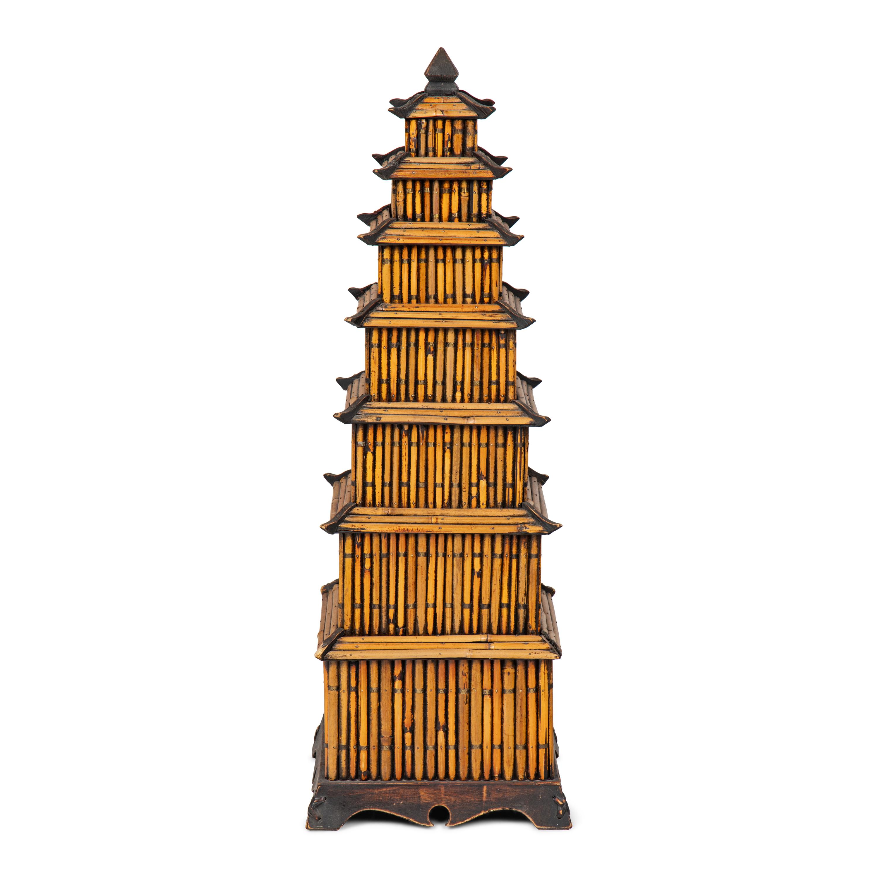 A Bamboo Model of a Pagoda