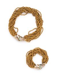 Three Kenneth J. Lane Costume Jewelry Pieces, 1980-90s