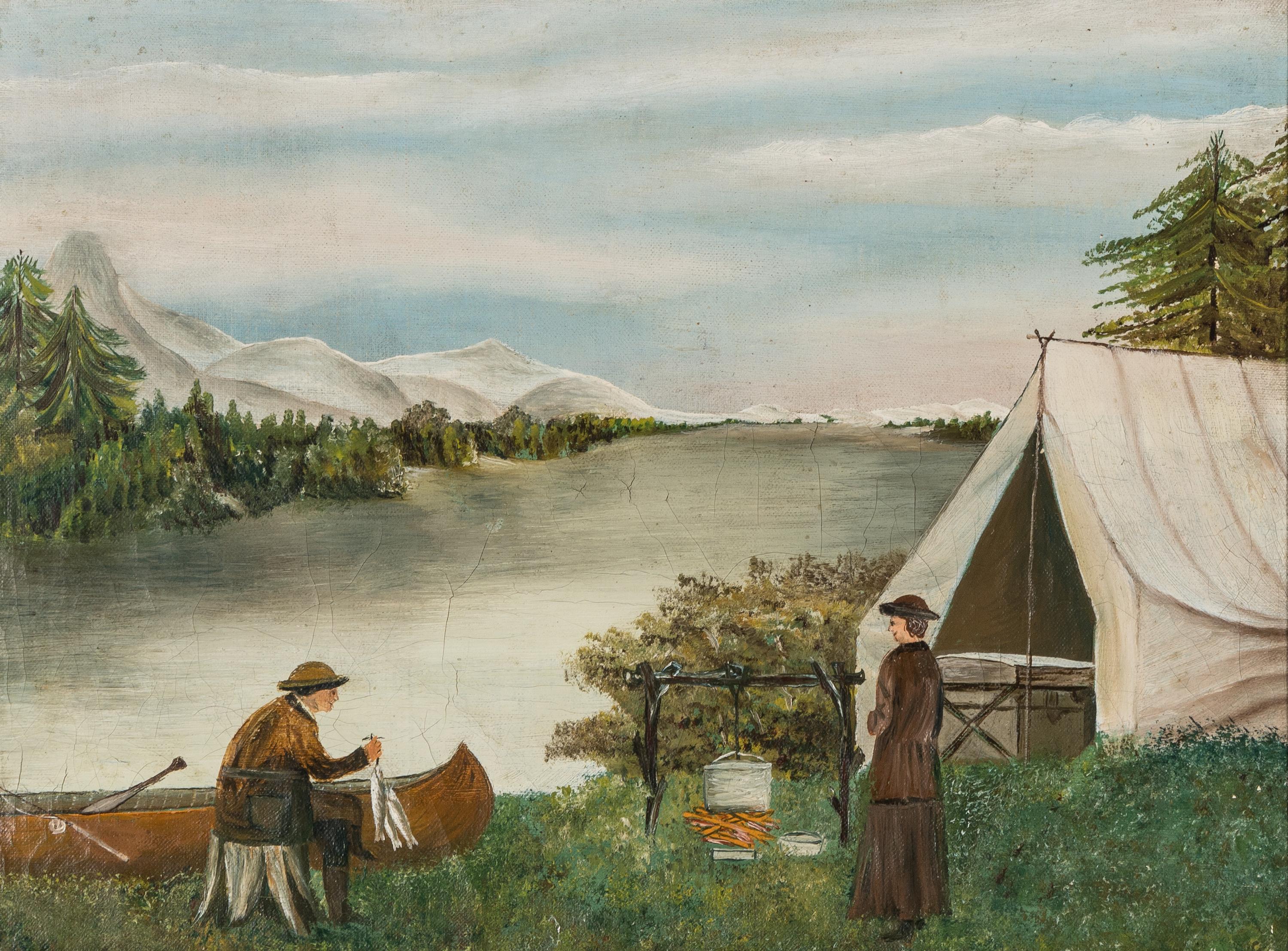 American School 20th Century, Fishing in the Adirondacks