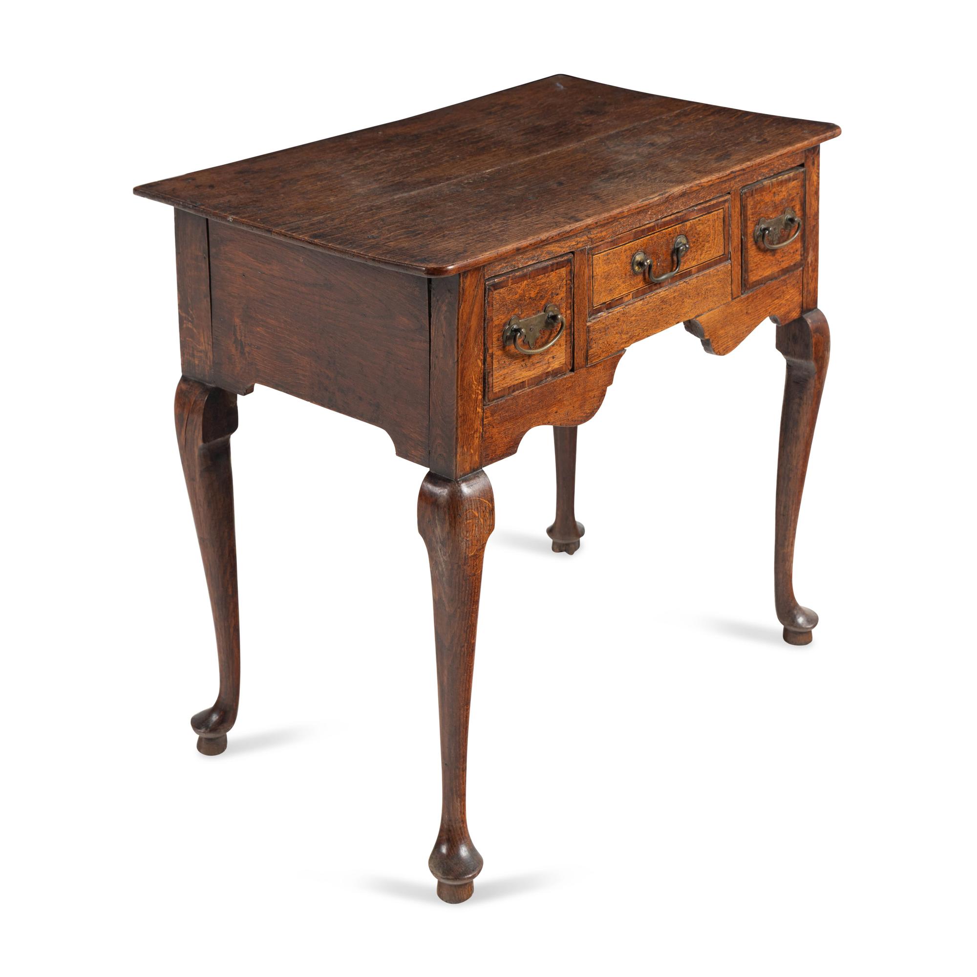 A Queen Anne Oak Dressing Table