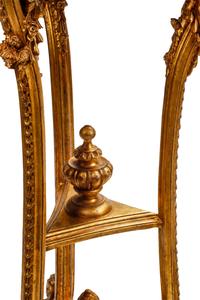 A Pair of Italian Carved Giltwood Jardinière Stands