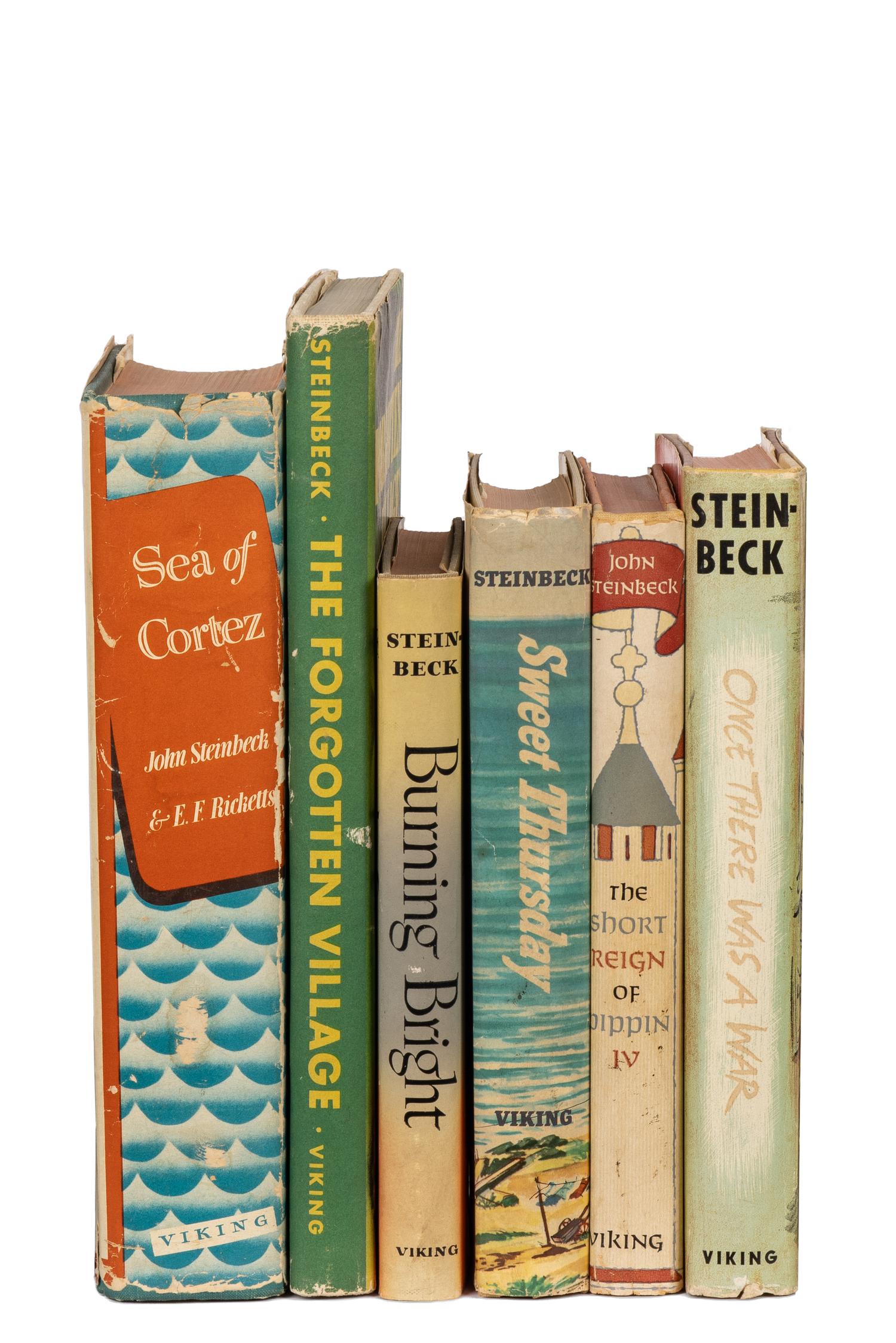STEINBECK, John (1902-1968). A group of 6 novels, including: