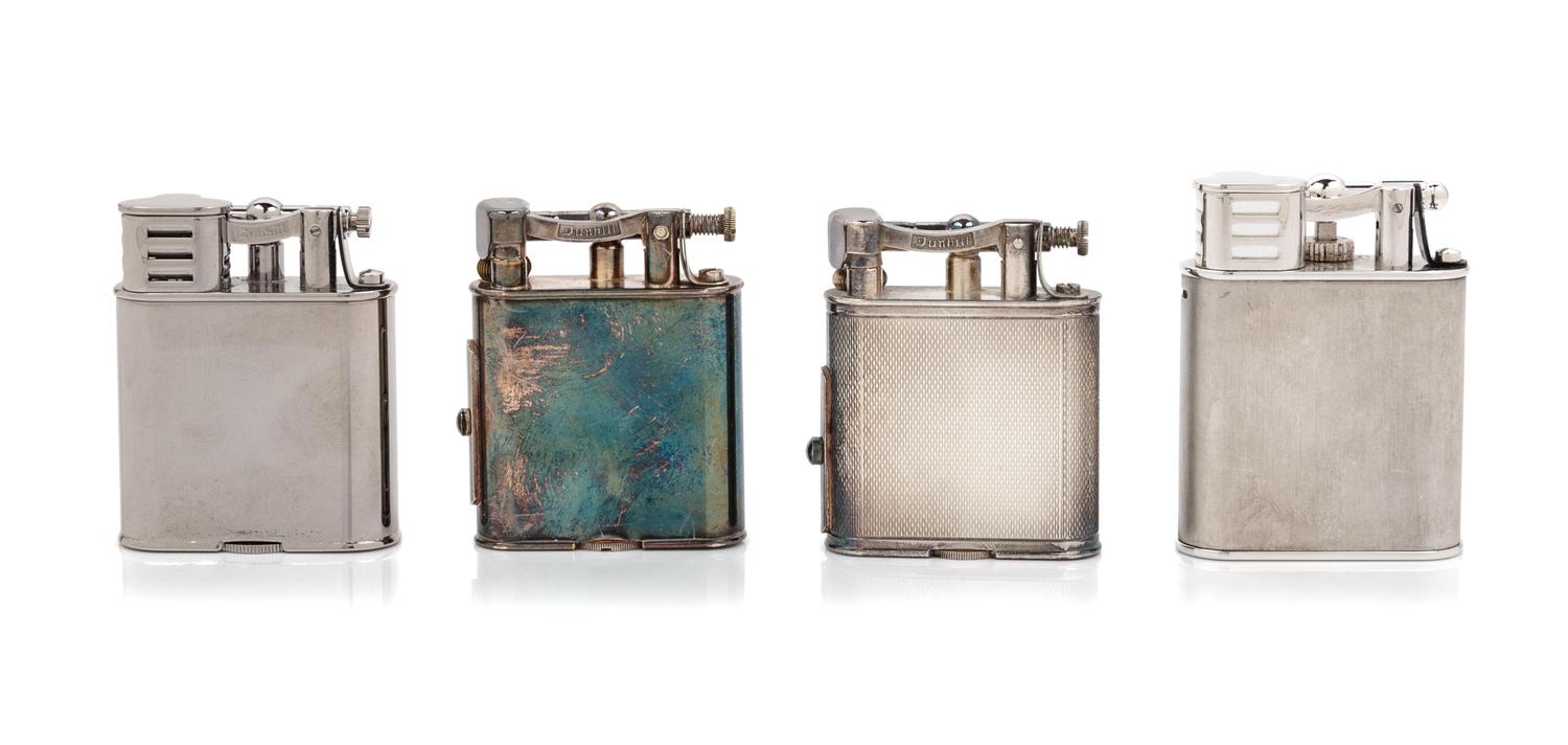 Four Dunhill Lift-Arm Lighters