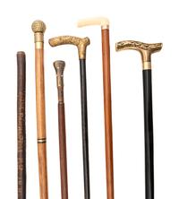 Six Canes, Including Two Presentation Examples