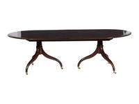 A Dessin Fournir Regency Style Mahogany Dining Table