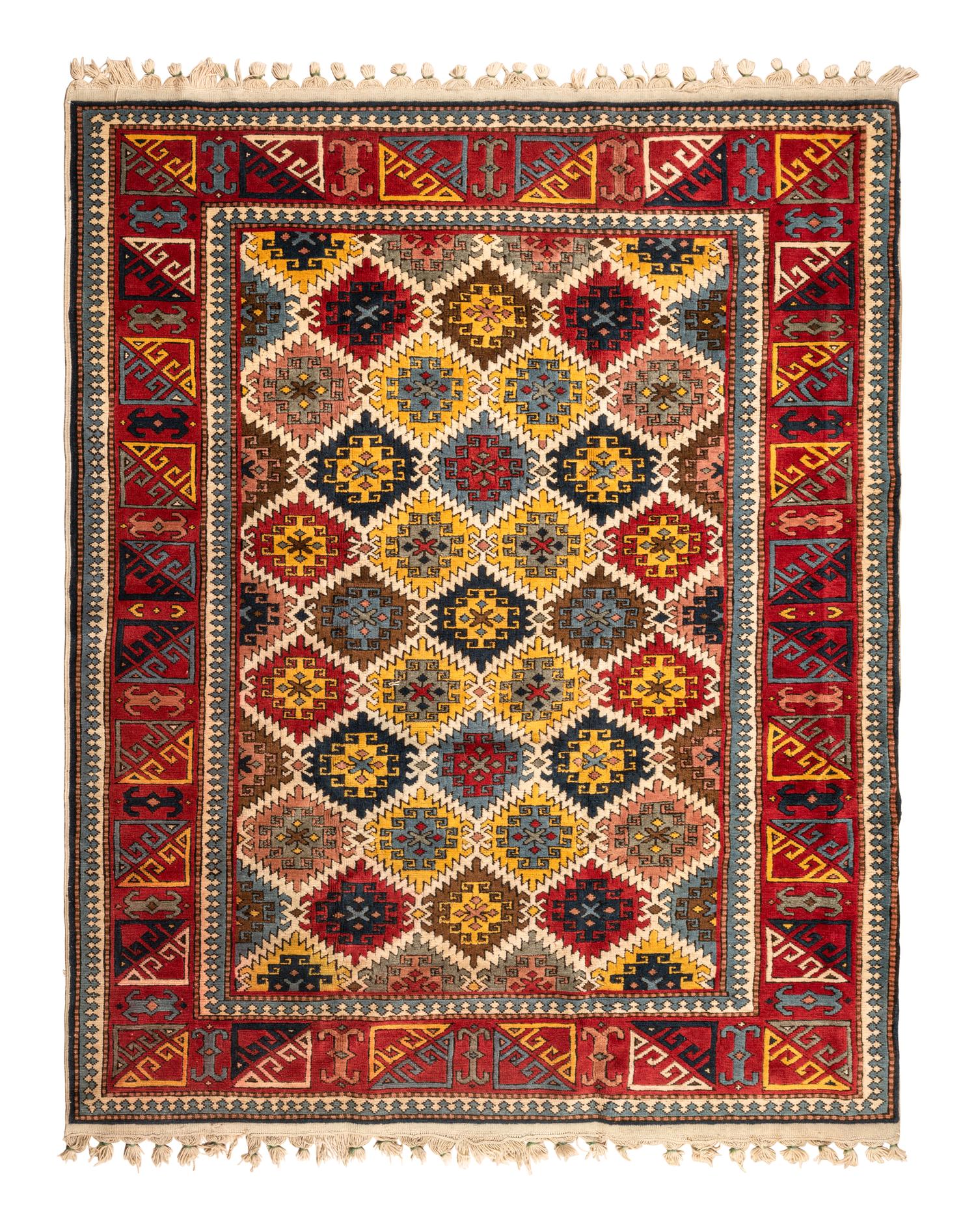 A Turkish Caucasian Wool Rug