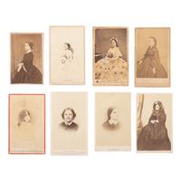 [Lincoln, Abraham] Photographic Study of Mary Todd Lincoln in Eight Carte de Visites