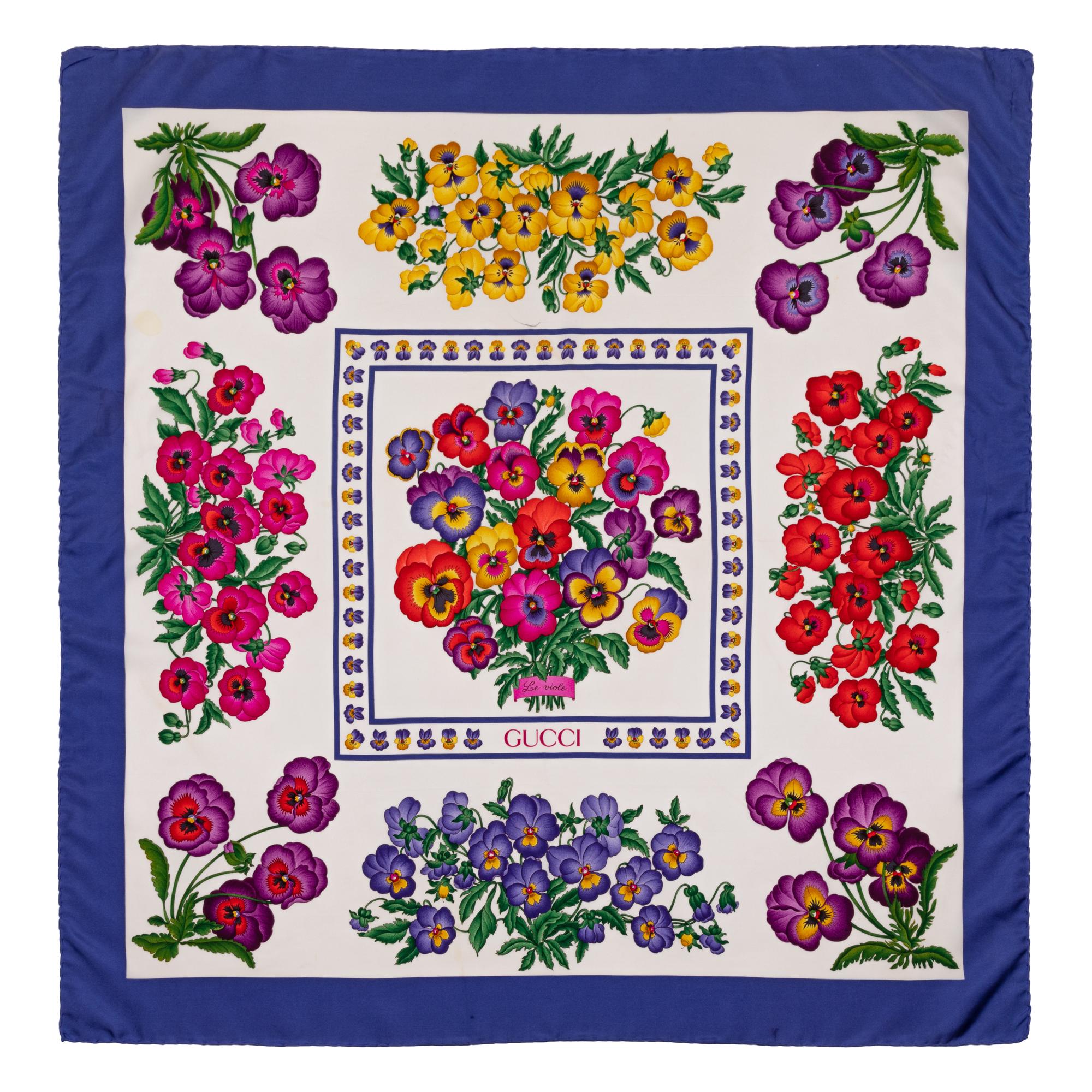 Gucci Silk Scarf, 1970-90s