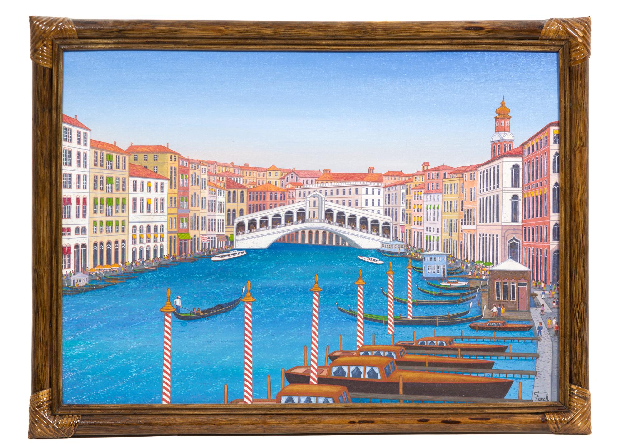 Fanch Ledan, (American, b. 1949), Ponte di Rialto, 1982