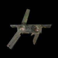 A Chinese bronze crossbow mechanism 青銅弩配件 Han dynasty ?