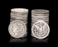 Fifty Morgan $1 Coins