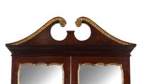 A George II Parcel Gilt Mahogany Secretary Bookcase
