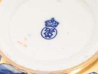 A Victorian Silver Mounted Porcelain Biscuit Barrel