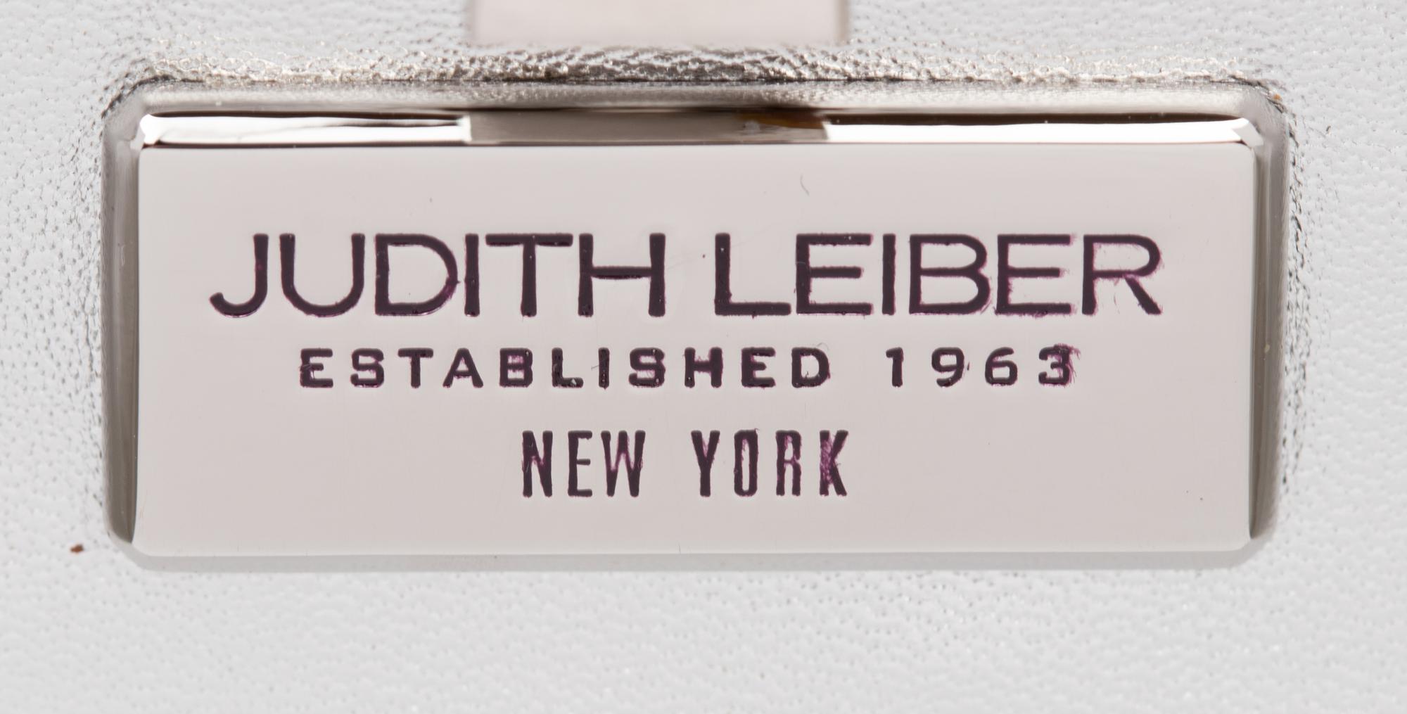 Judith Leiber Pink Flower Minaudière Clutch