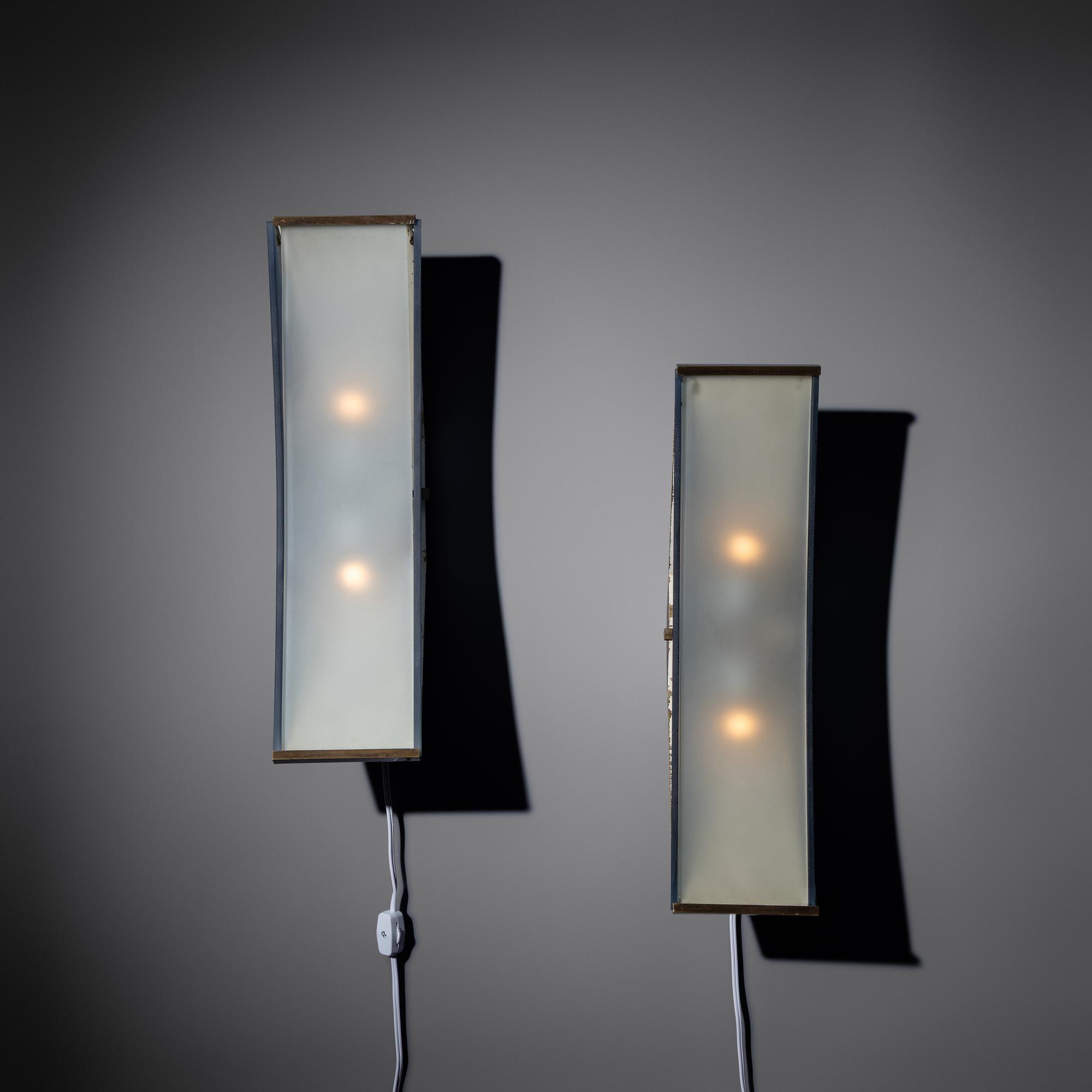 Pair of Sconces, model 2135 for Fontana Arte