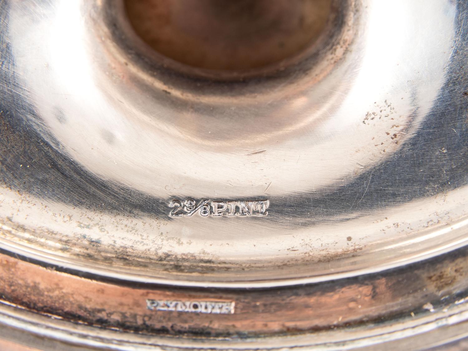An American Silver Three-Piece Trophy Tea & Coffee Service
