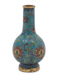 A Cloisonné Enamel Bottle Vase