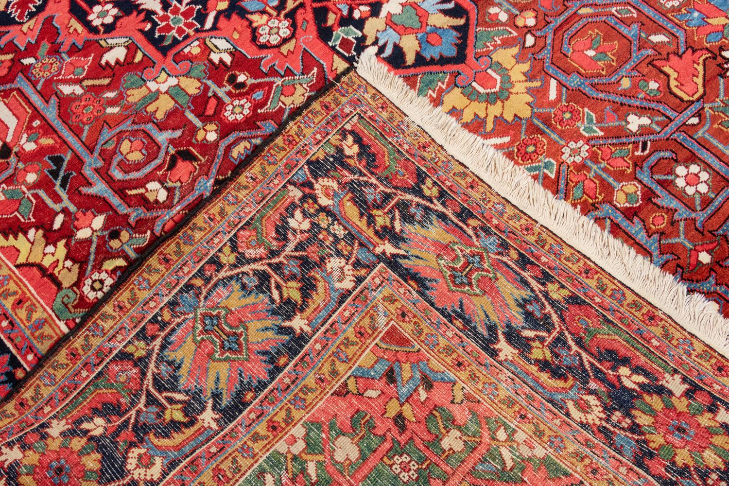A Heriz Wool Rug