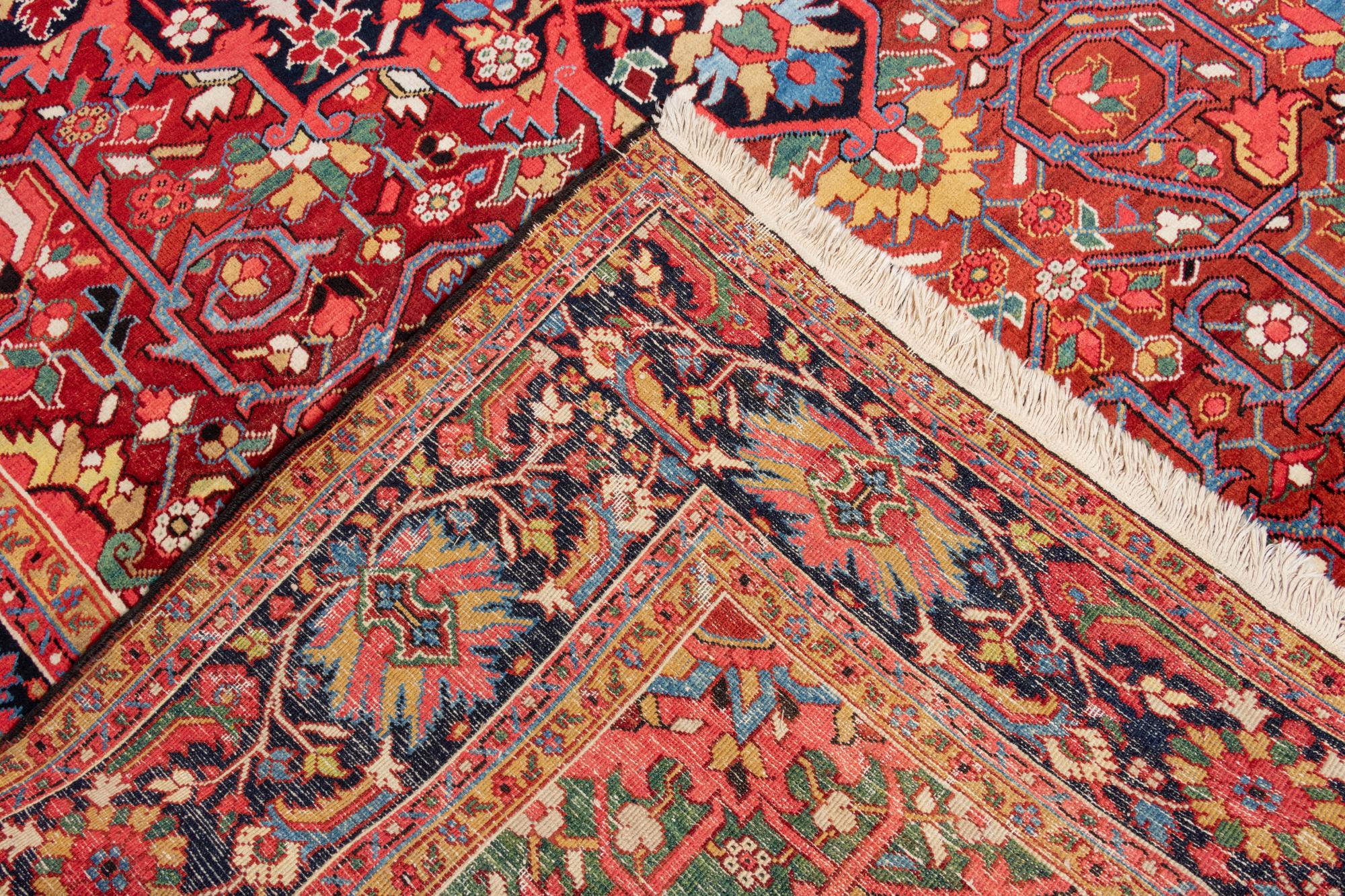 A Heriz Wool Rug