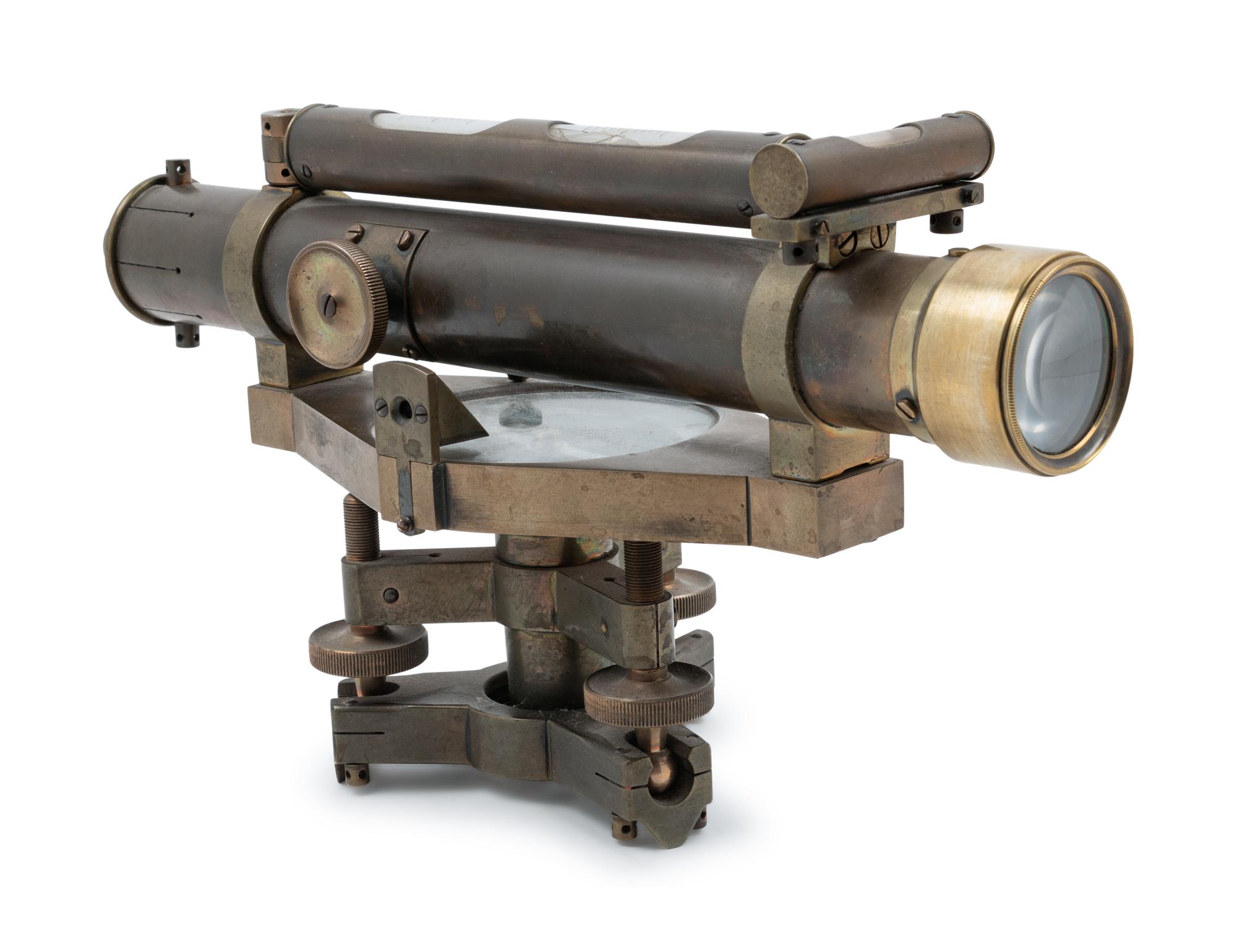 An English Brass Dumpy Level