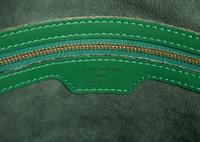 LOUIS VUITTON, GREEN EPI LUSSAC BAG