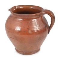 Six Redware Vessels