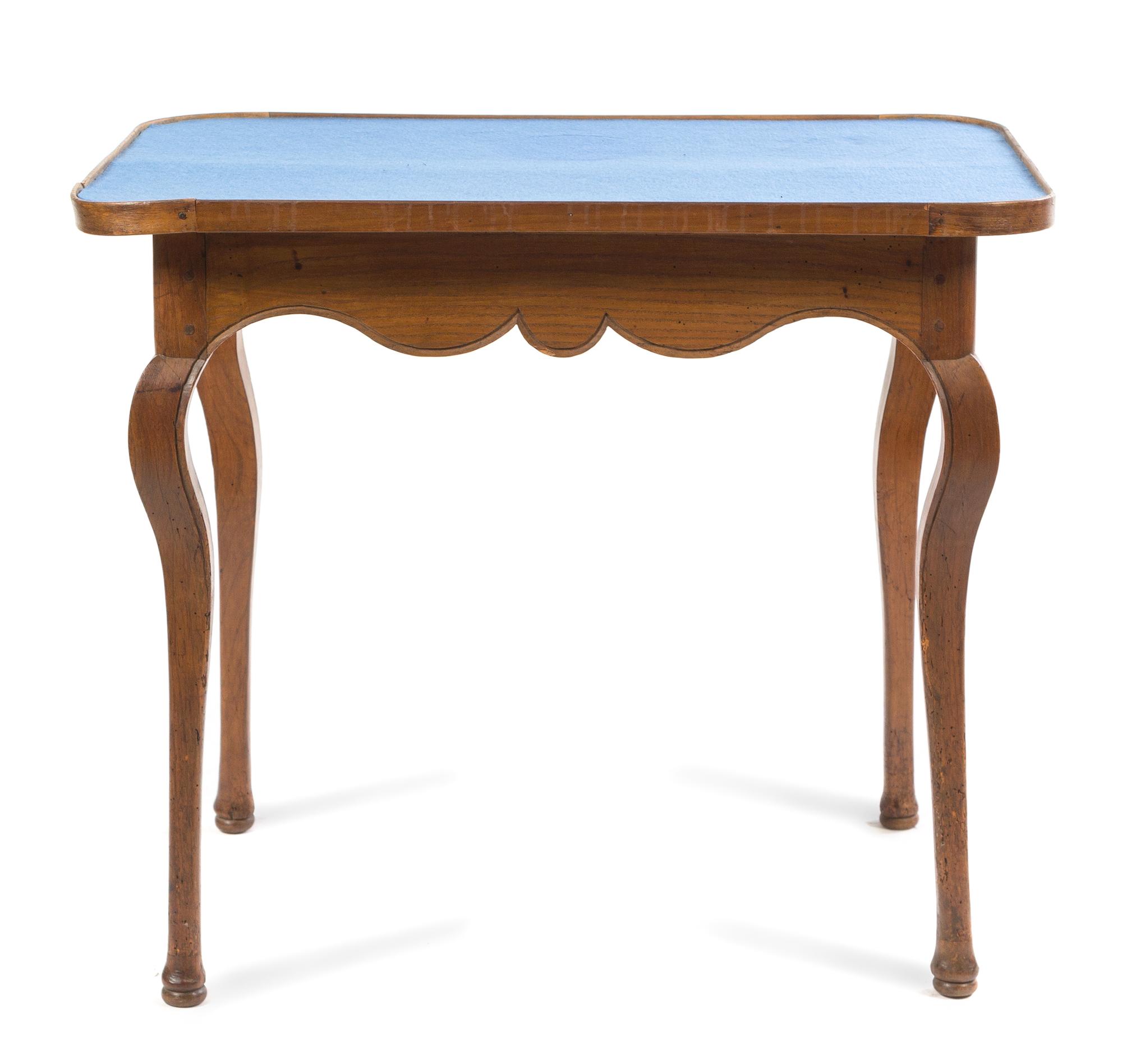 A Louis XV Provincial Occasional Table Height 26 1/2 x width 31 5/8 x depth 21 inches. — LATE 18TH CENTURY