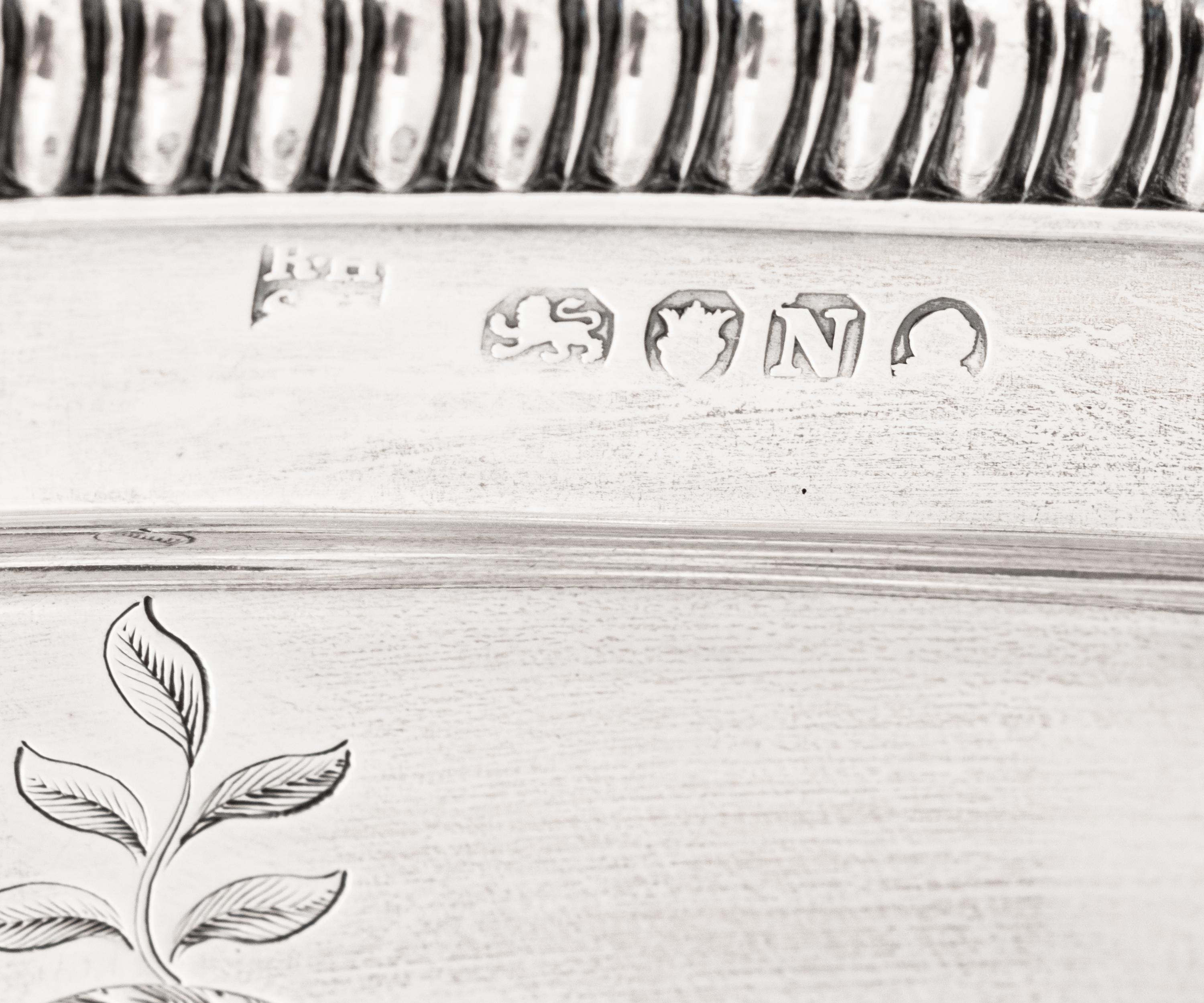 A George III Silver Centerpiece Basket