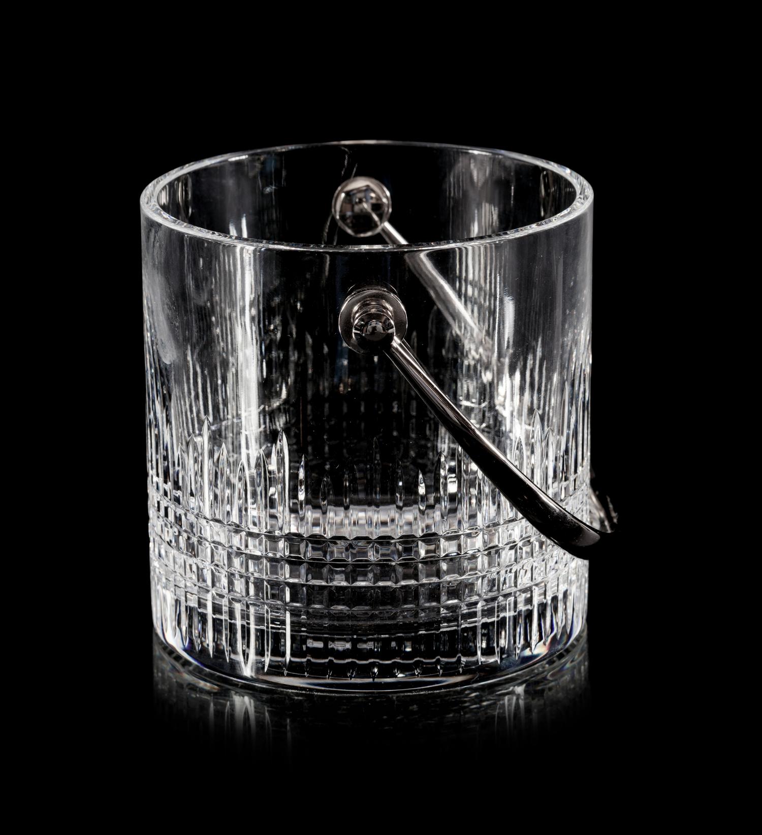 A Baccarat Glass Ice Bucket