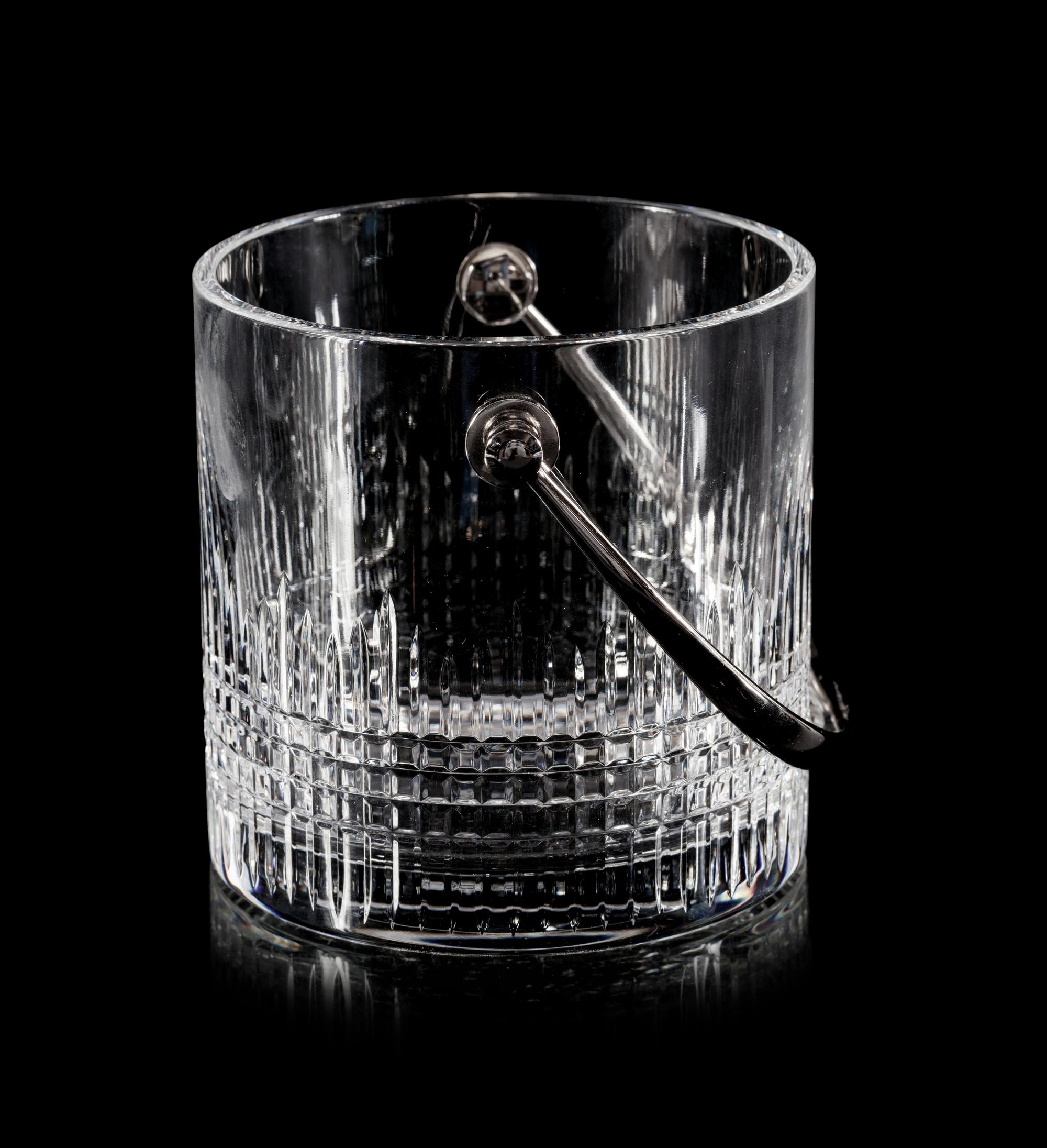A Baccarat Glass Ice Bucket